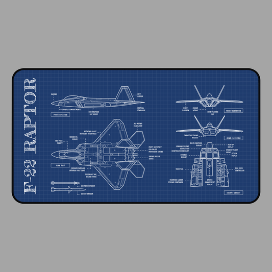 F-22 Desk Mat