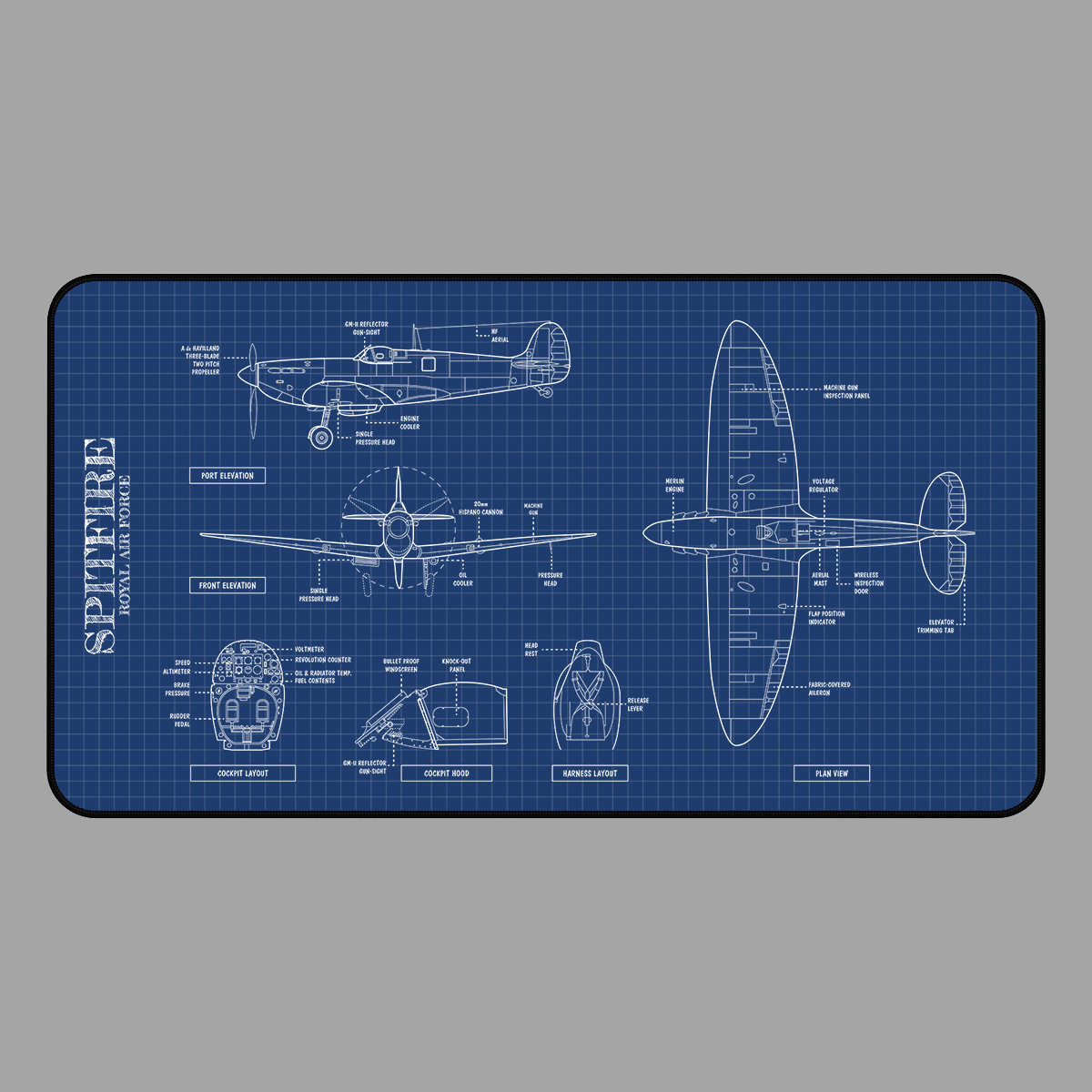 Spitfire Desk Mat