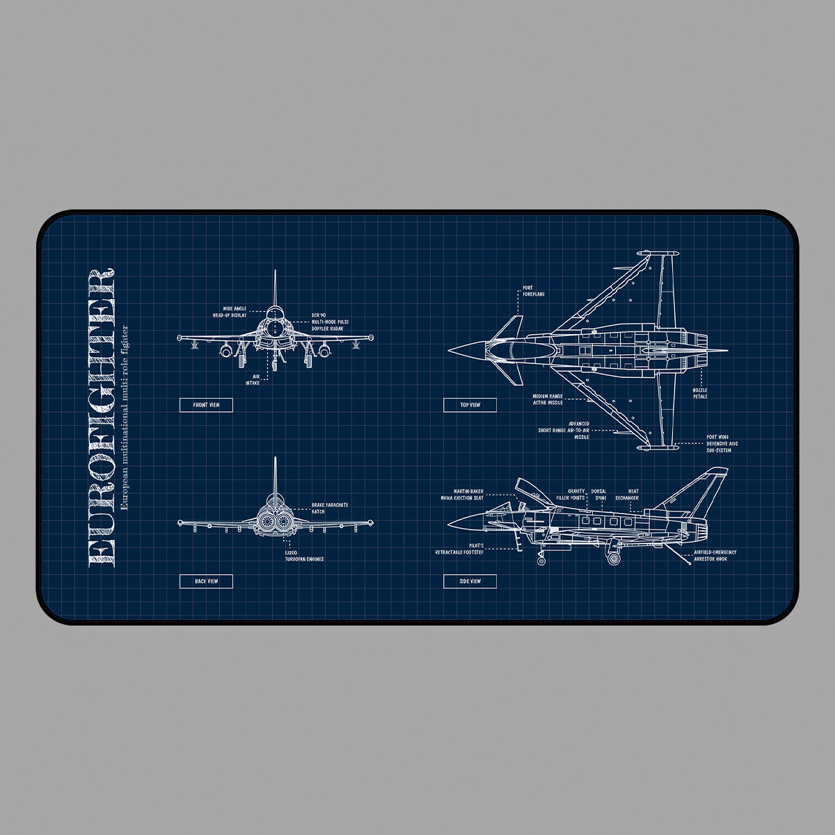 Eurofighter Typhoon Desk Mat