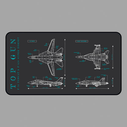 Top Gun Desk Mat