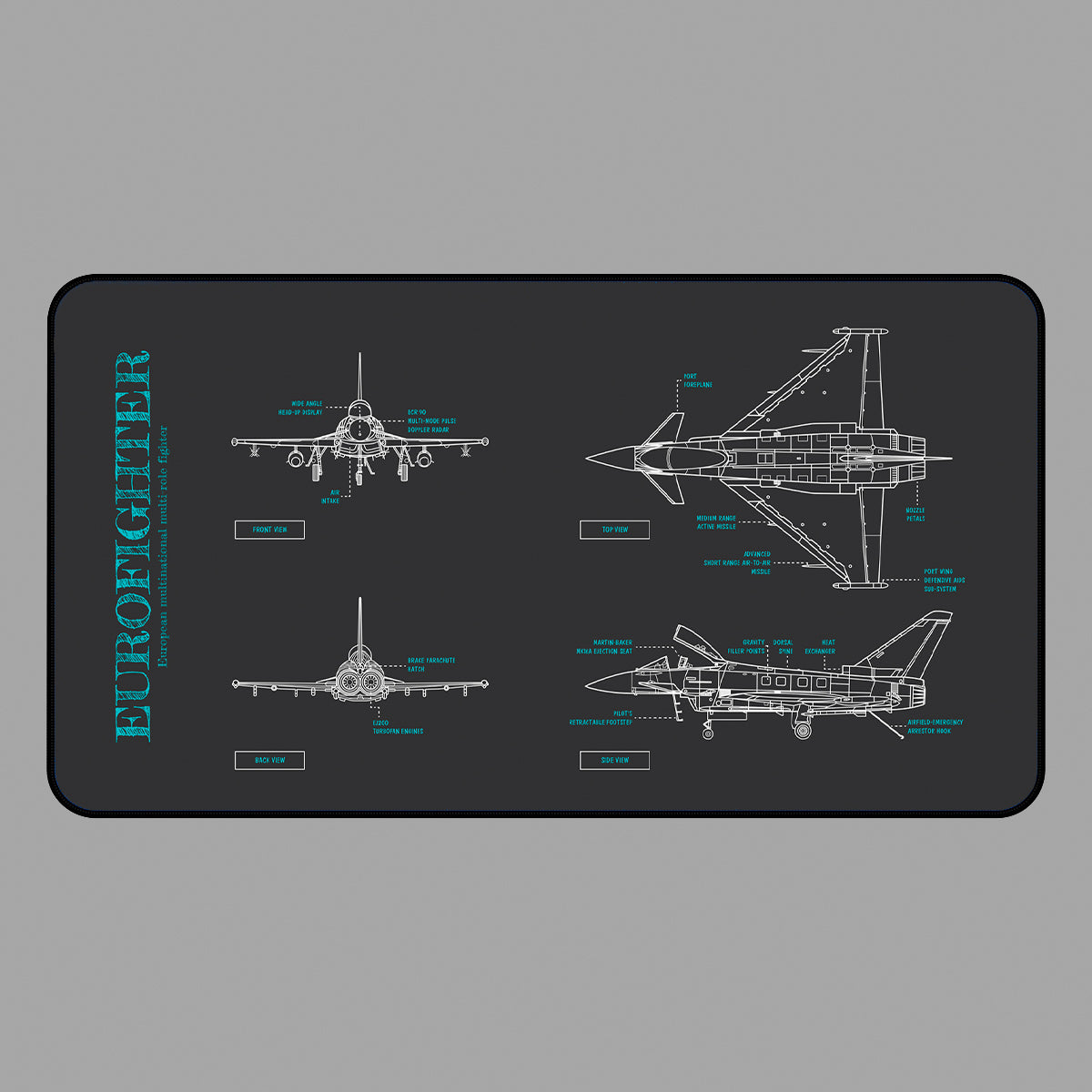 Eurofighter Typhoon Desk Mat