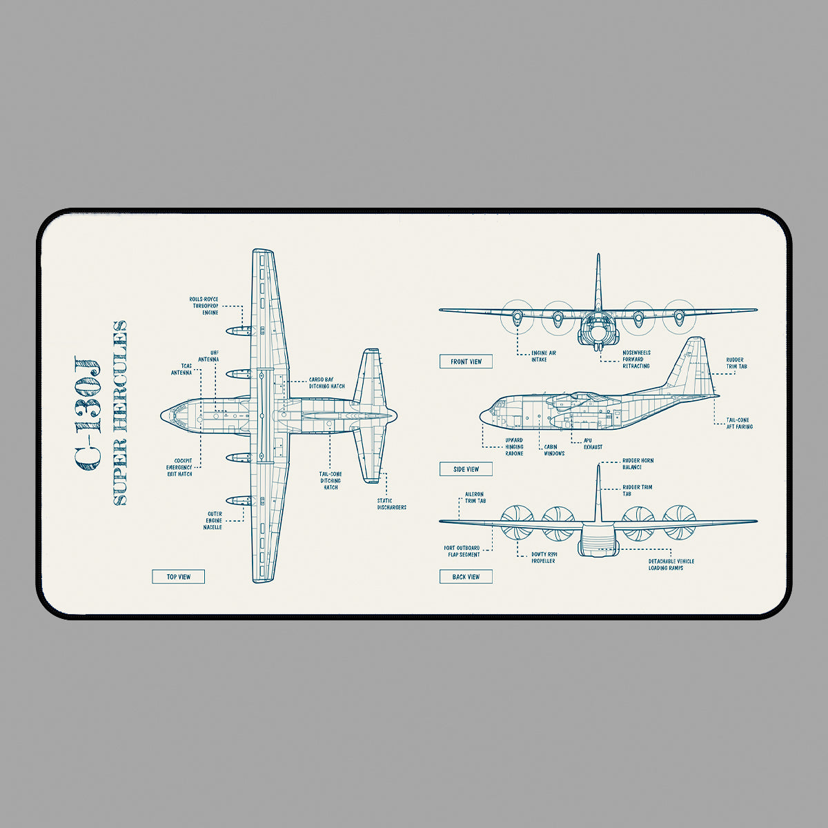 Super Hercules (C-130J) Desk Mat