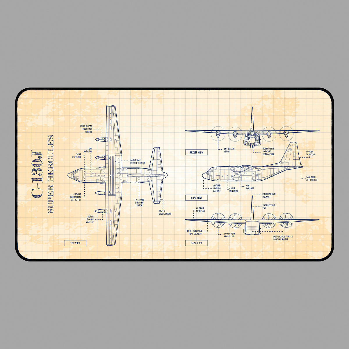 Super Hercules (C-130J) Desk Mat