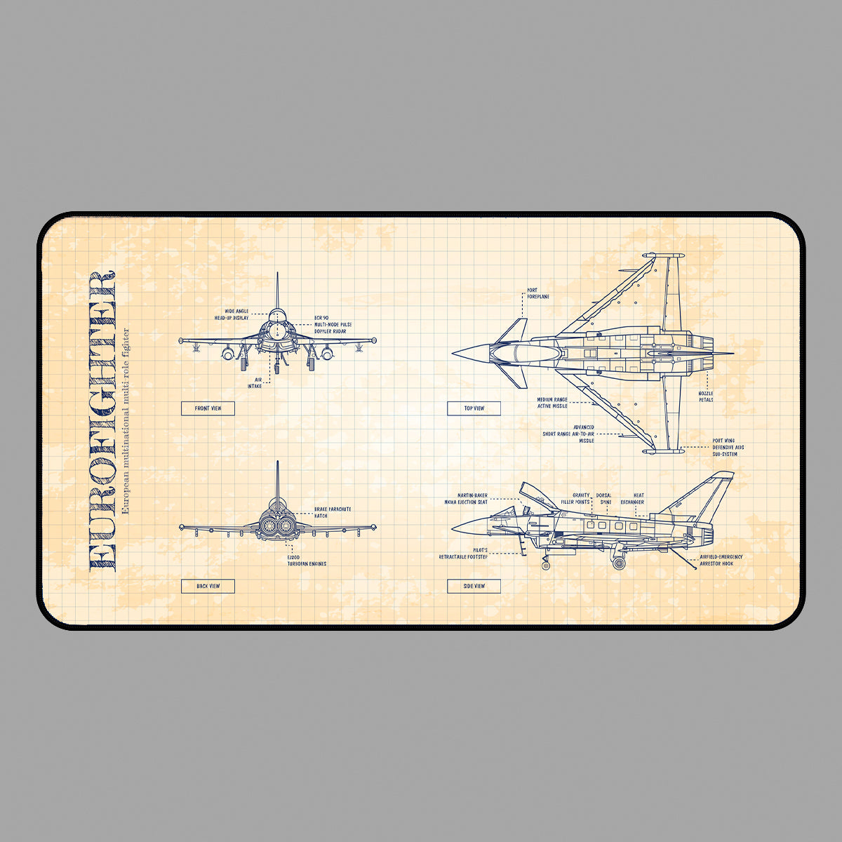 Eurofighter Typhoon Desk Mat