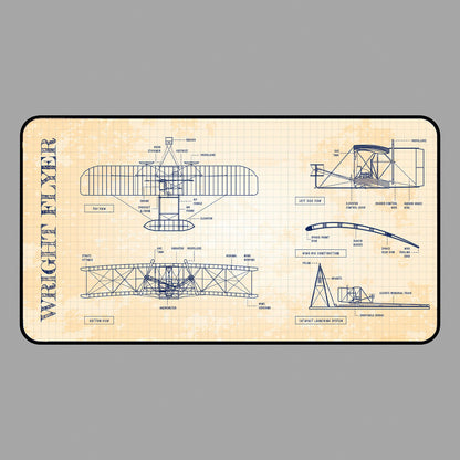 Wright Flying Machine Desk Mat