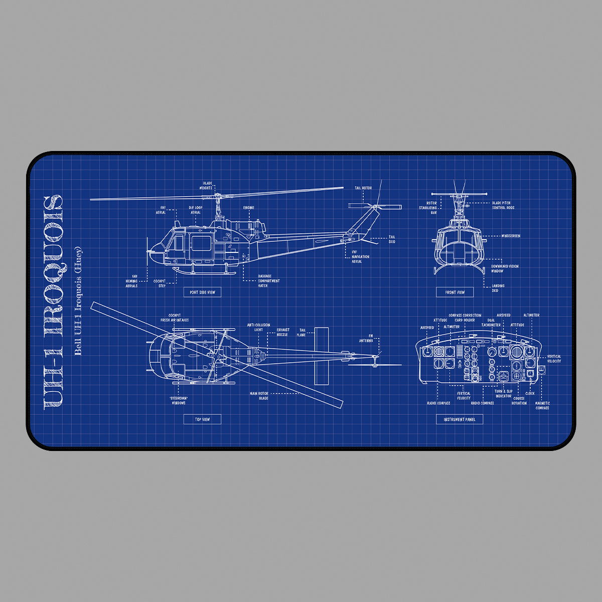 UH-1 Iroquois Desk Mat
