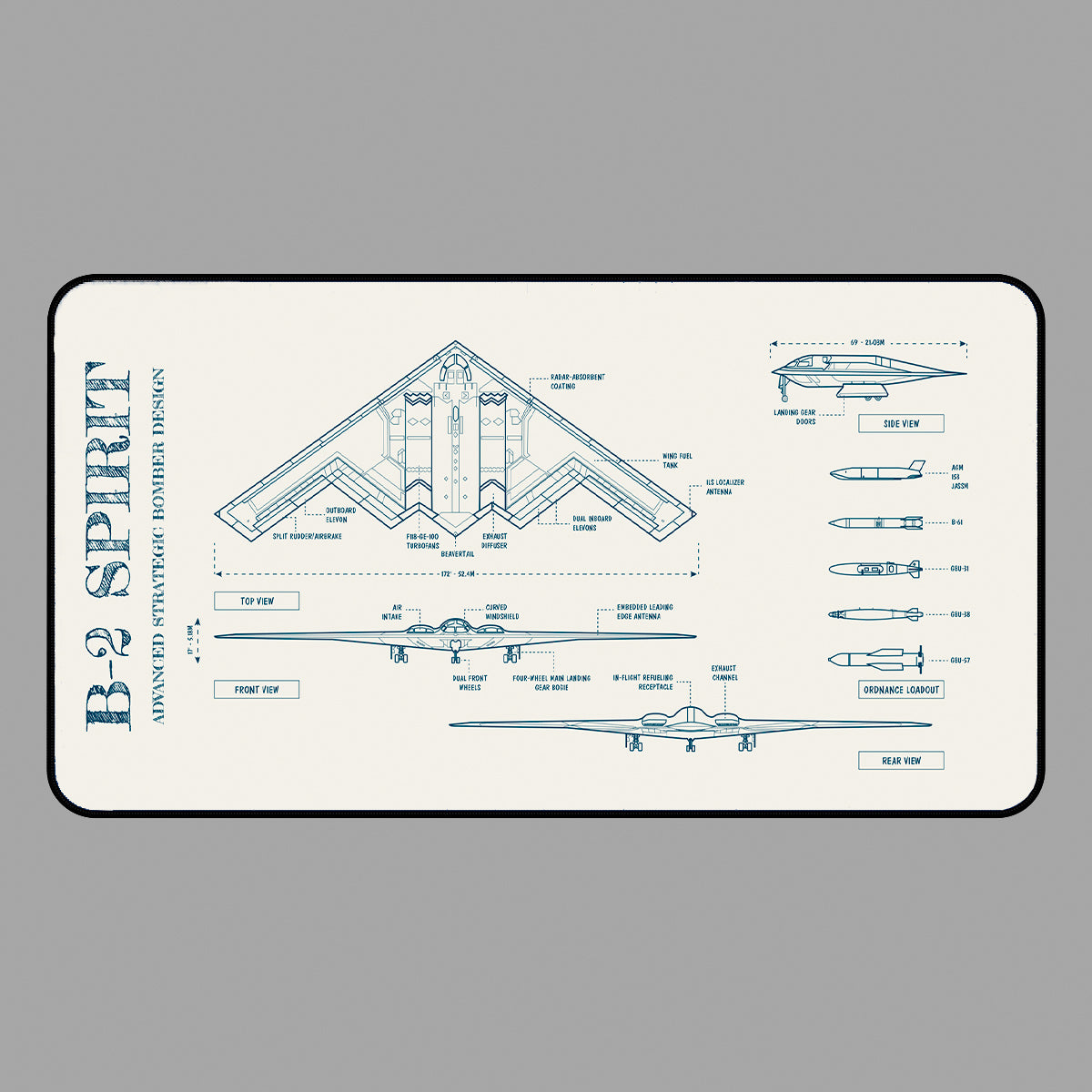 B-2 Spirit  Desk Mat