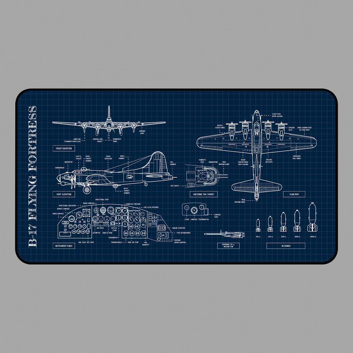 B-17 Flying Fortress Desk Mat