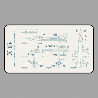 NASA X-15 Desk Mat