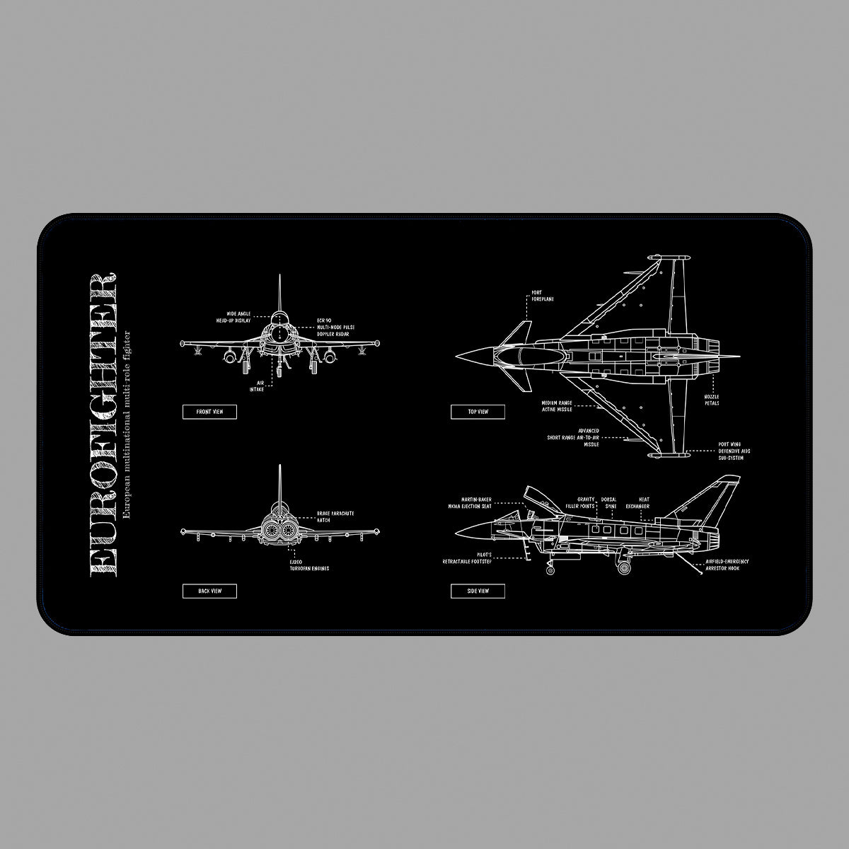 Eurofighter Typhoon Desk Mat