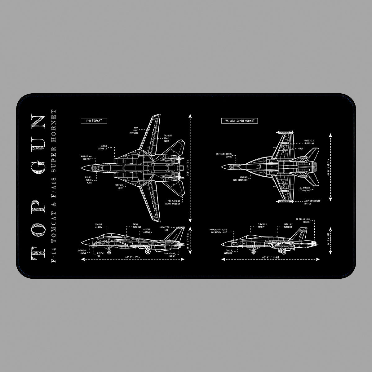 Top Gun Desk Mat