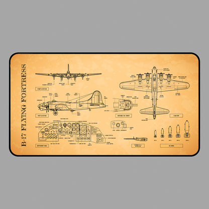 B-17 Flying Fortress Desk Mat