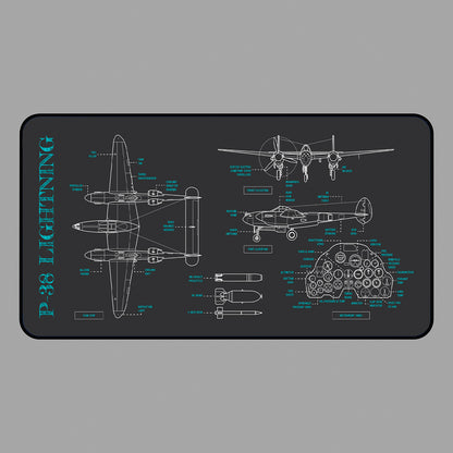 P-38 Lightning Desk Mat
