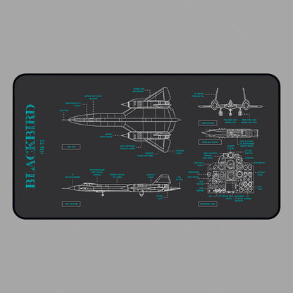 Blackbird SR-71  Desk Mat