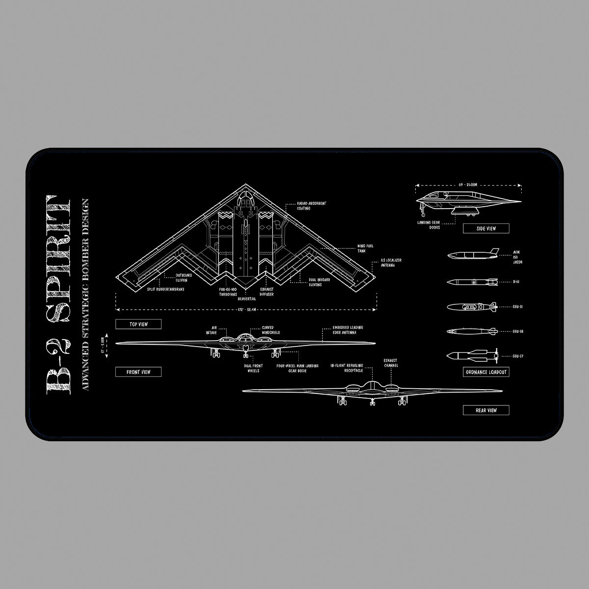 B-2 Spirit  Desk Mat
