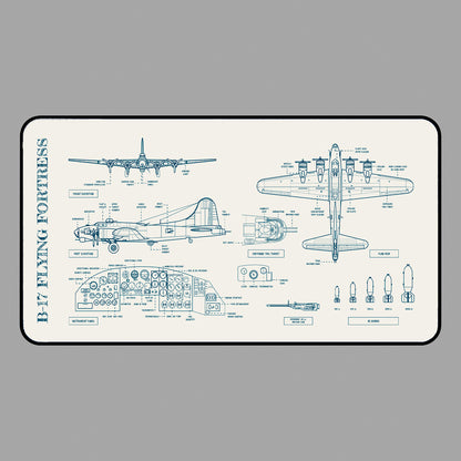 B-17 Flying Fortress Desk Mat