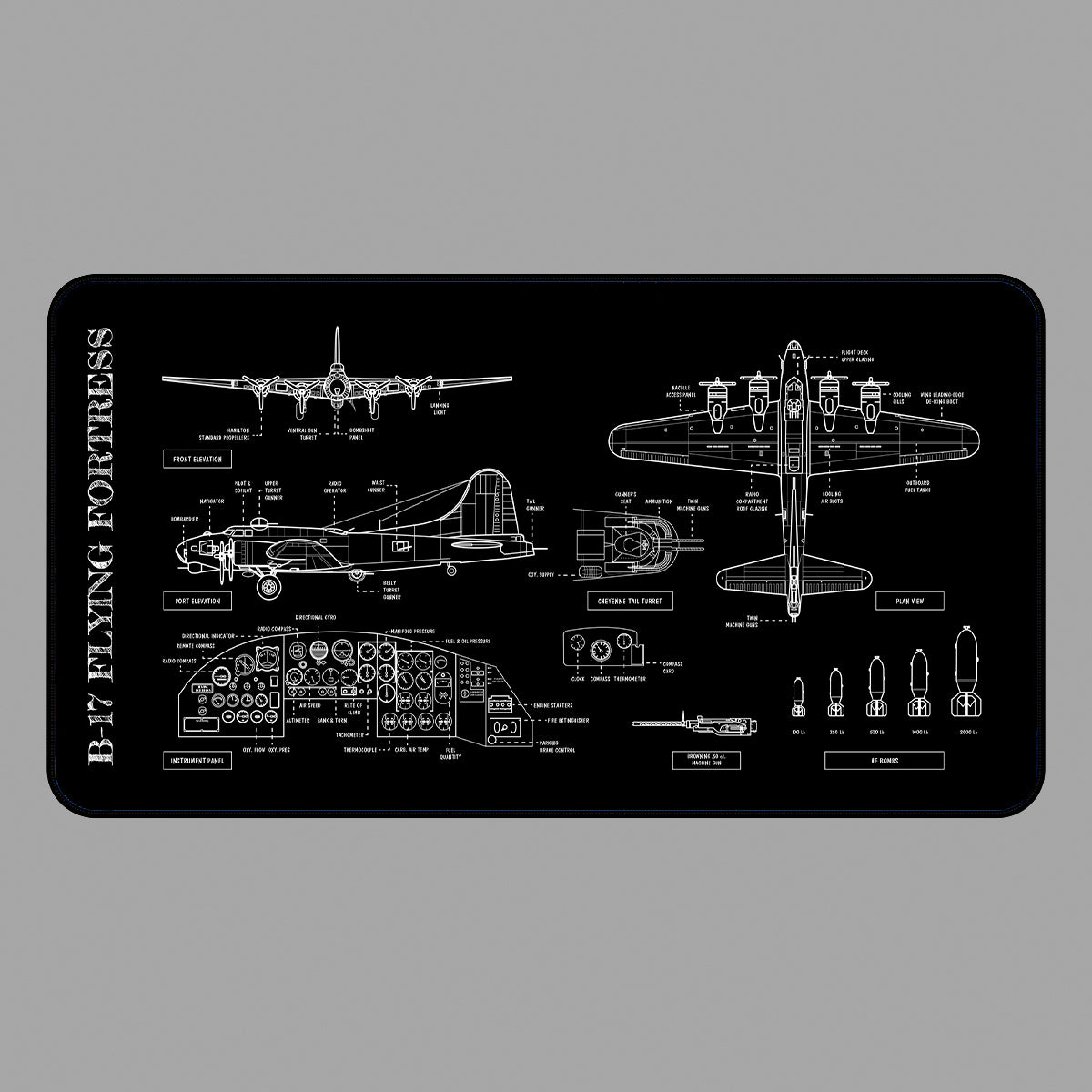B-17 Flying Fortress Desk Mat