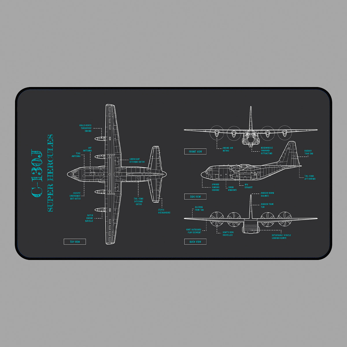 Super Hercules (C-130J) Desk Mat