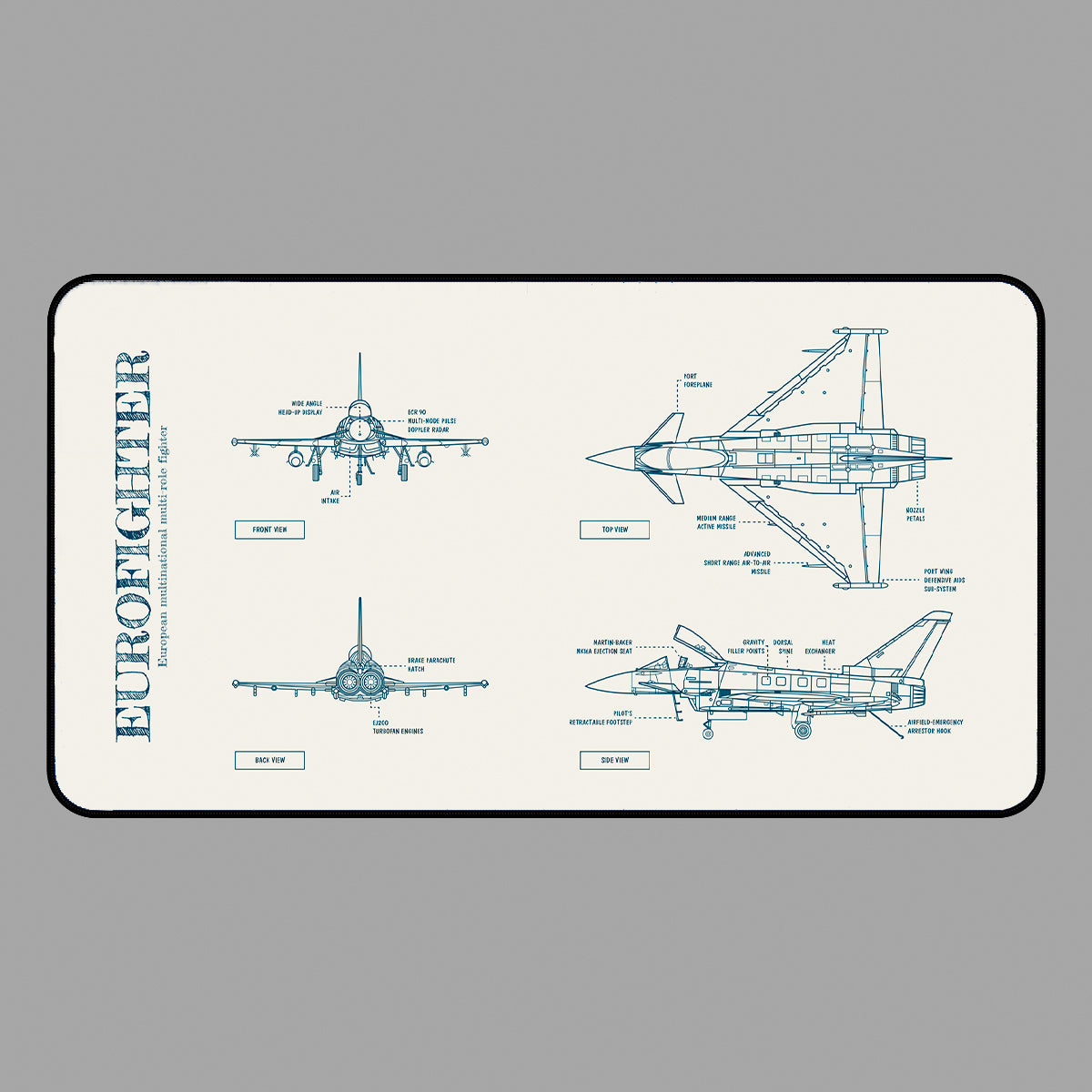 Eurofighter Typhoon Desk Mat