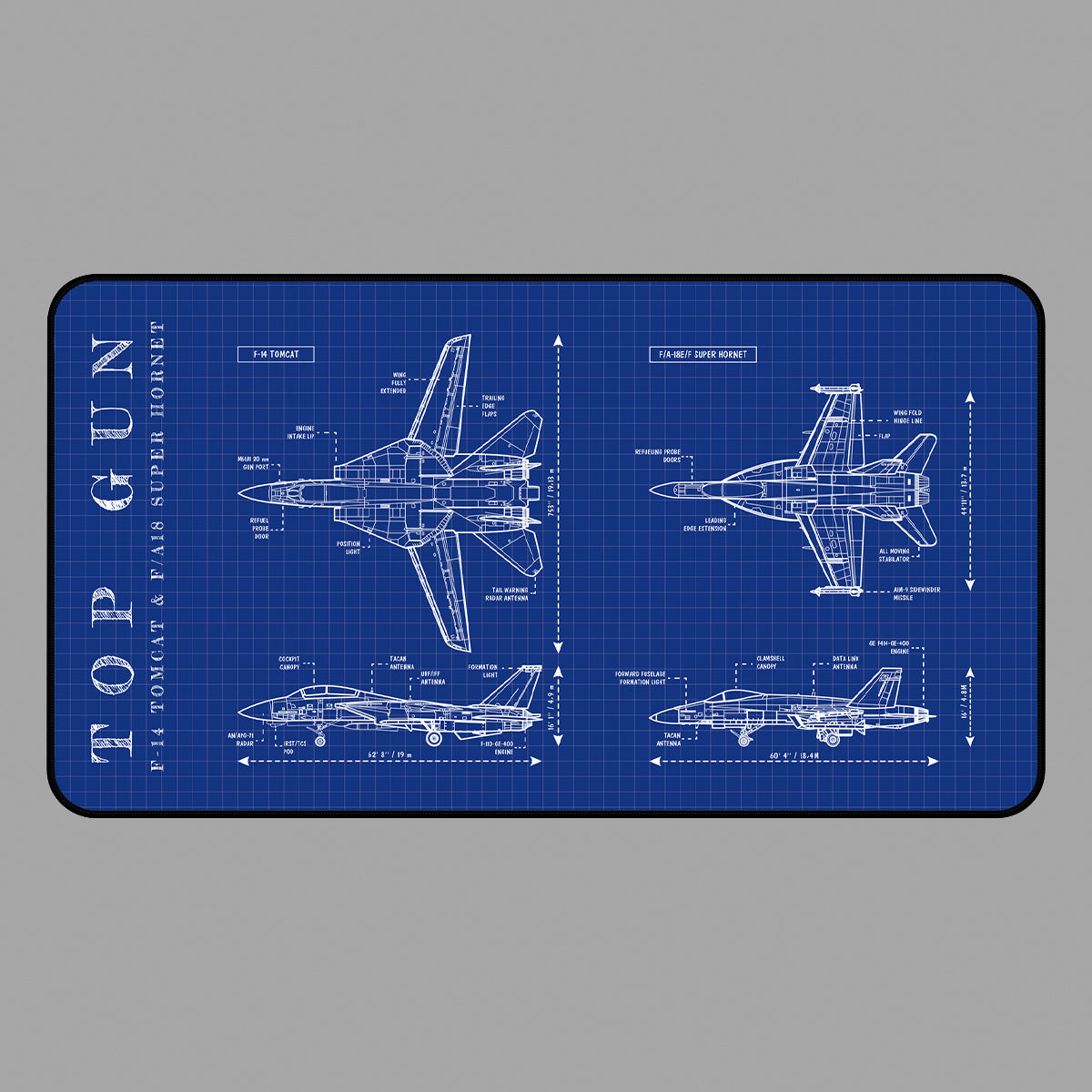 Top Gun Desk Mat