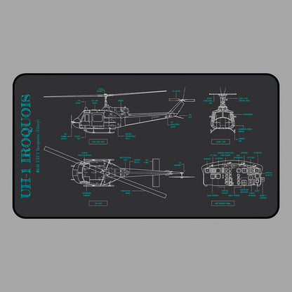 UH-1 Iroquois Desk Mat