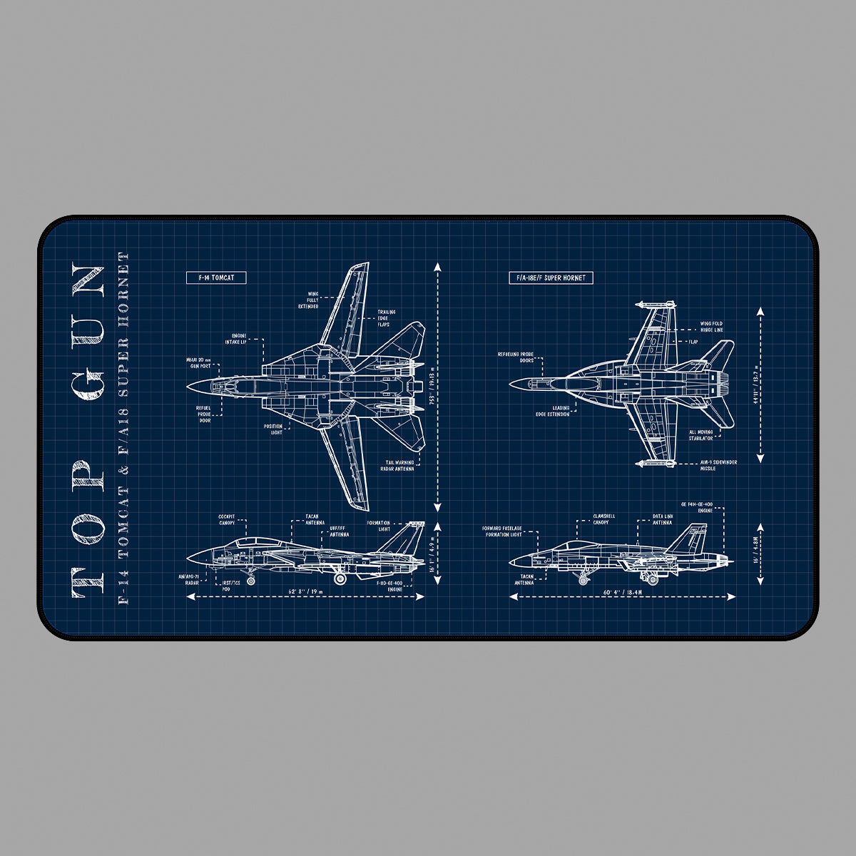 Top Gun Desk Mat