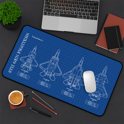 5th Gen Fighters Desk Mat