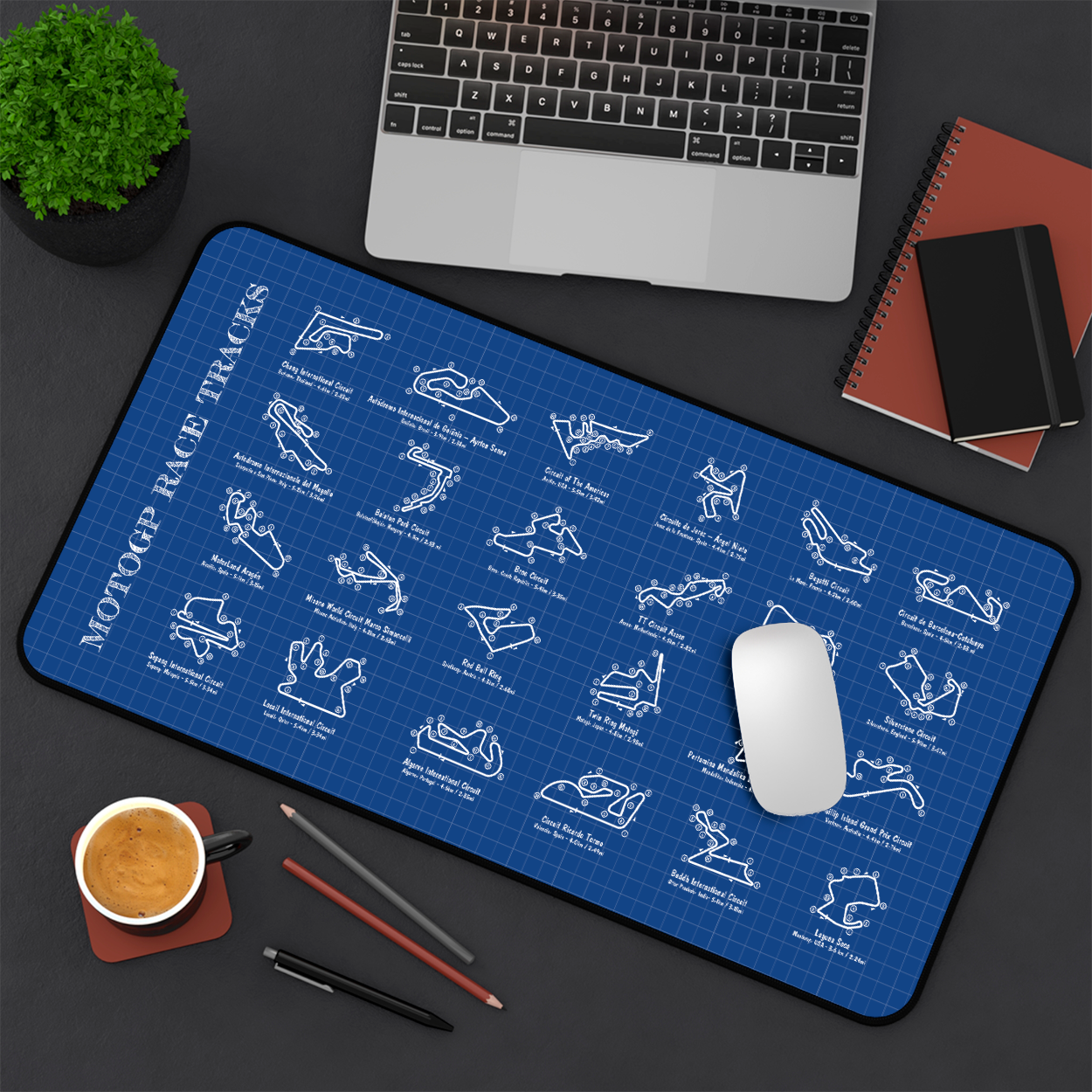 MotoGP RaceTracks Desk Mat