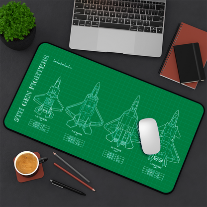 5th Gen Fighters Desk Mat
