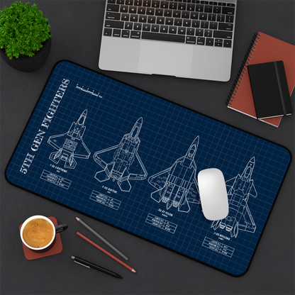 5th Gen Fighters Desk Mat