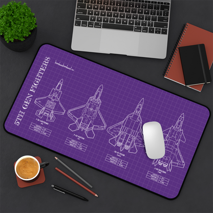 5th Gen Fighters Desk Mat