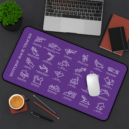 MotoGP RaceTracks Desk Mat