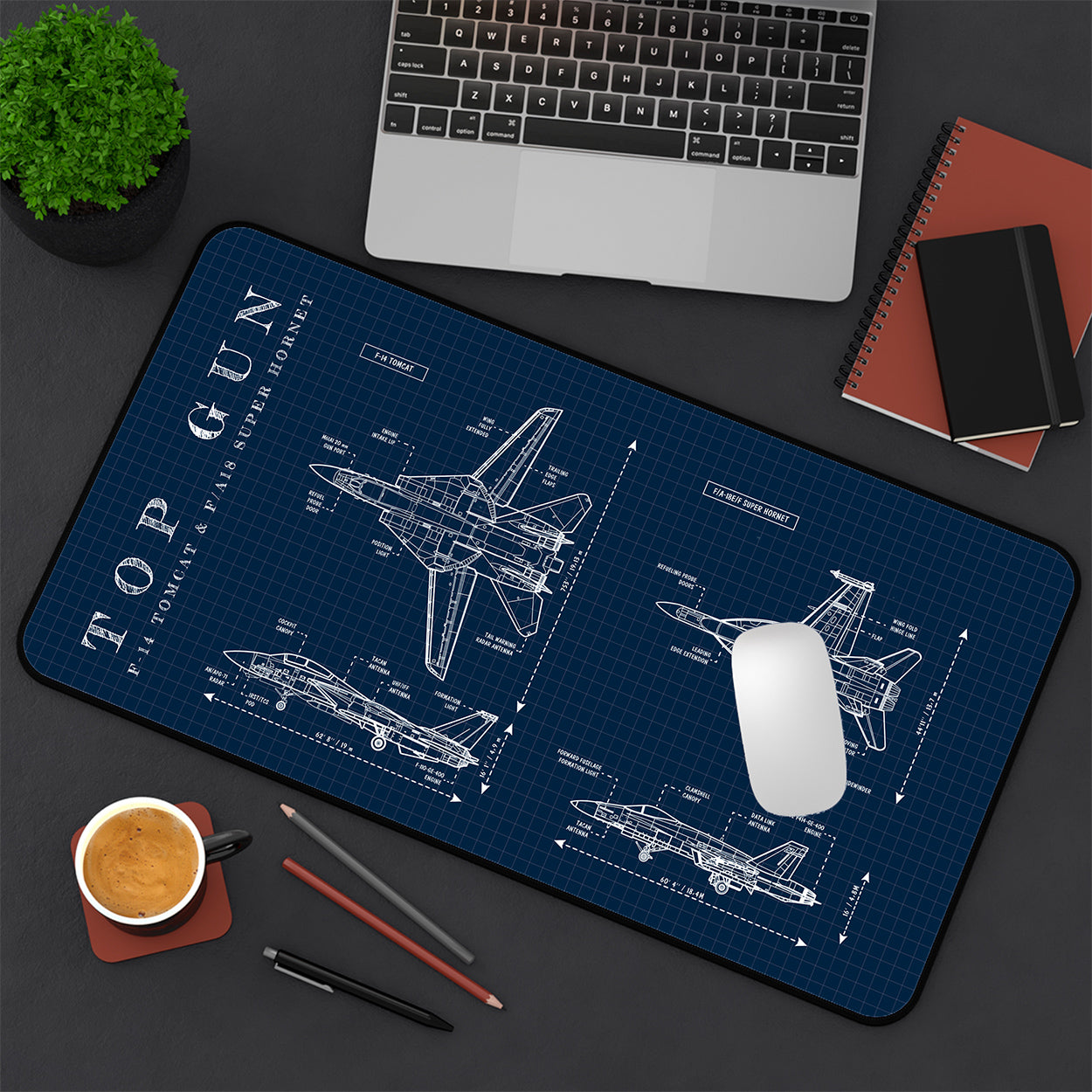 Top Gun Desk Mat