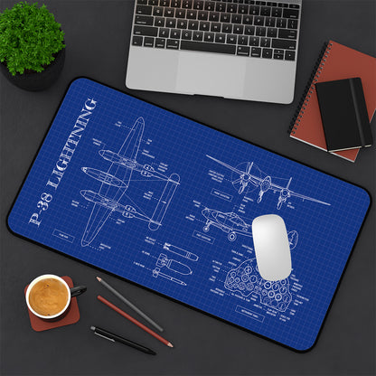 P-38 Lightning Desk Mat