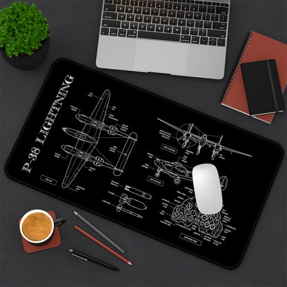 P-38 Lightning Desk Mat