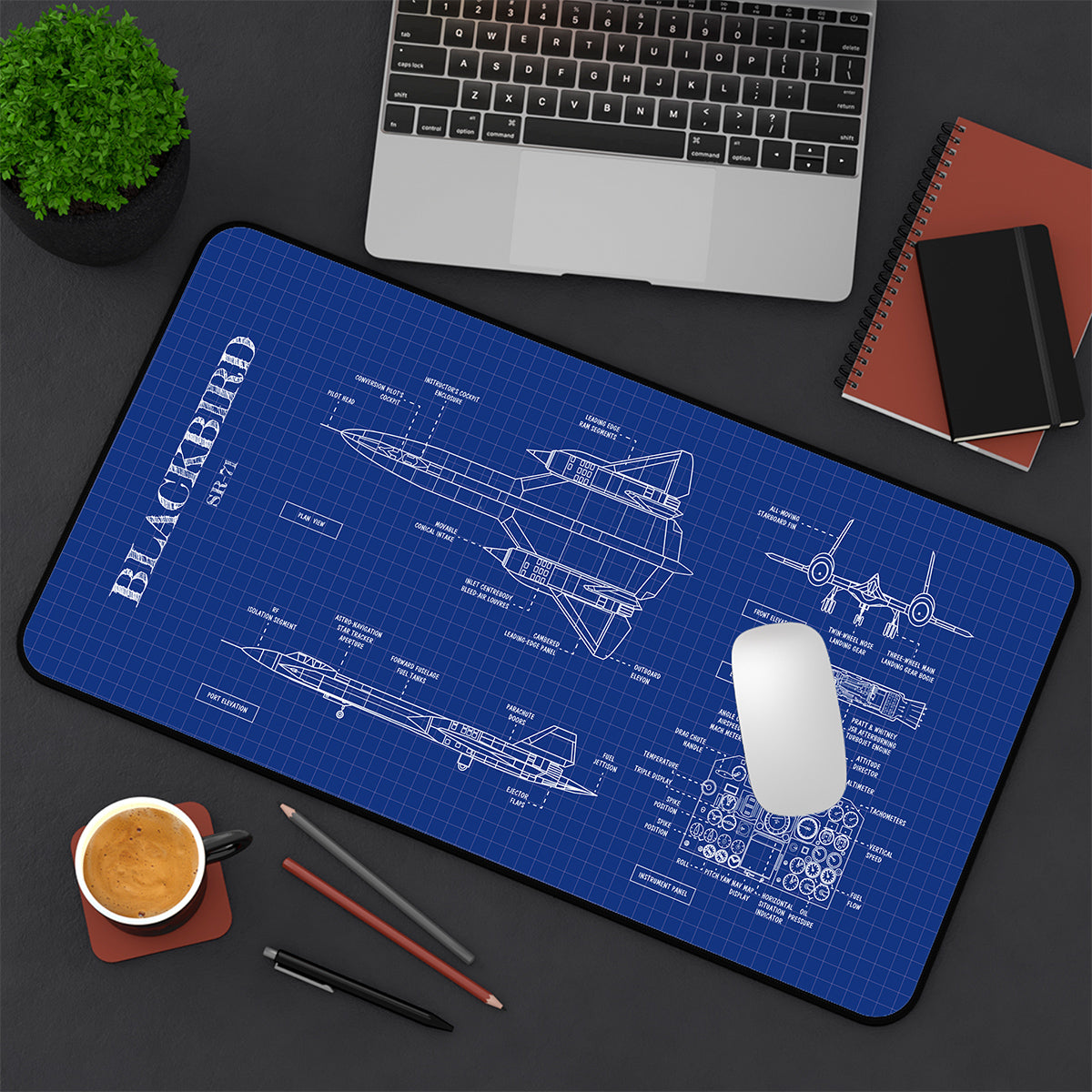 Blackbird SR-71  Desk Mat