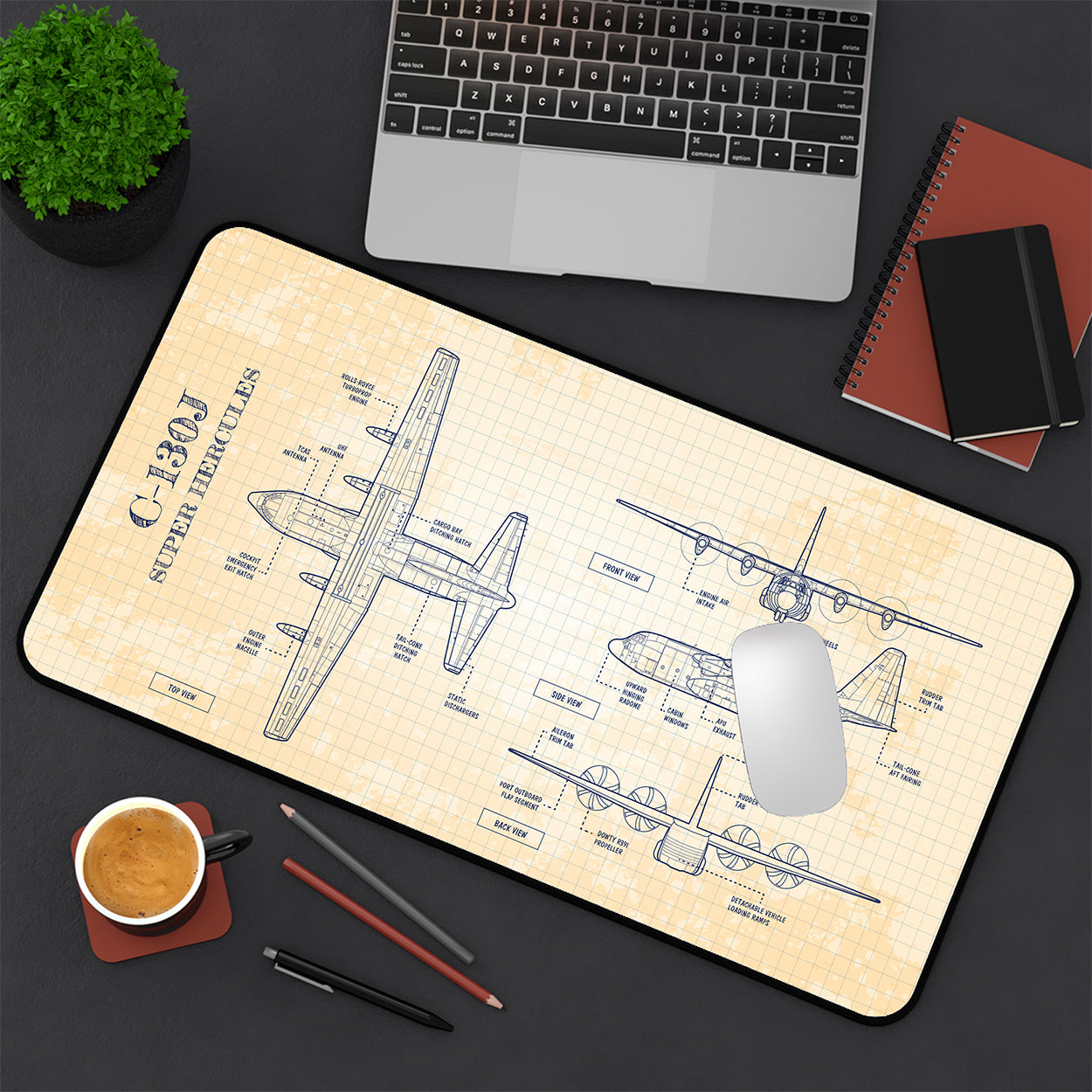 Super Hercules (C-130J) Desk Mat