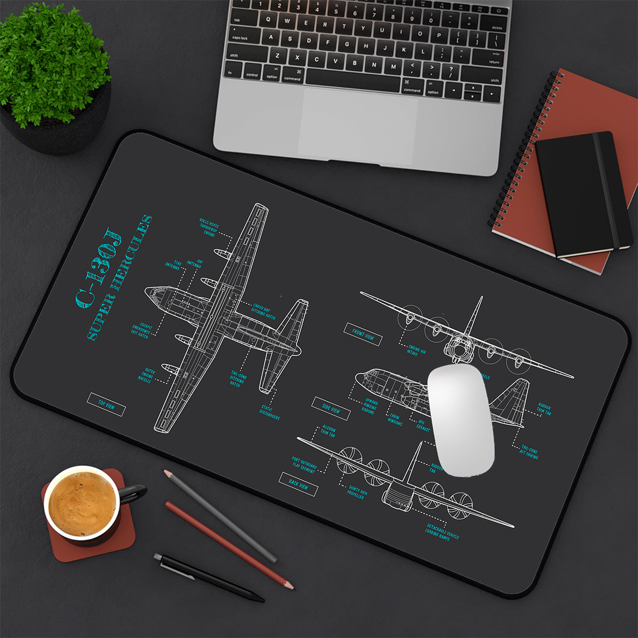Super Hercules (C-130J) Desk Mat
