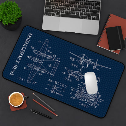 P-38 Lightning Desk Mat