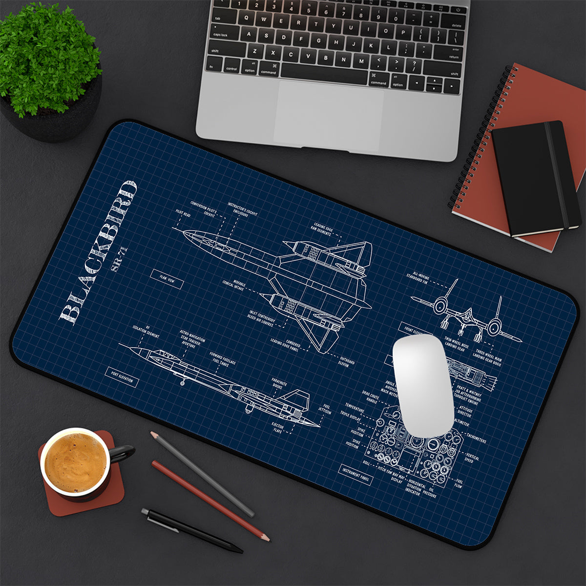 Blackbird SR-71  Desk Mat