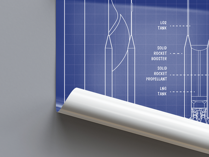 Dream Chaser Blueprint Poster