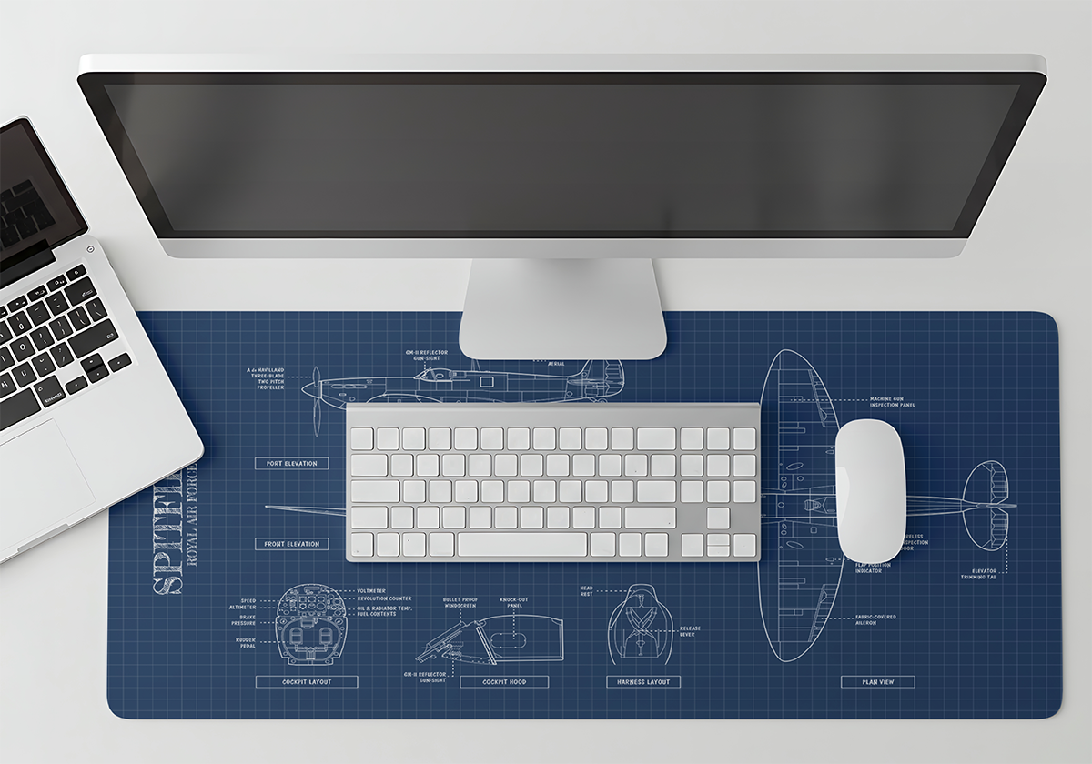 Spitfire Desk Mat