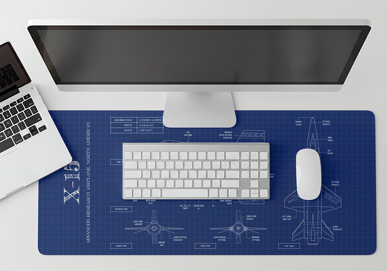 NASA X-15 Desk Mat