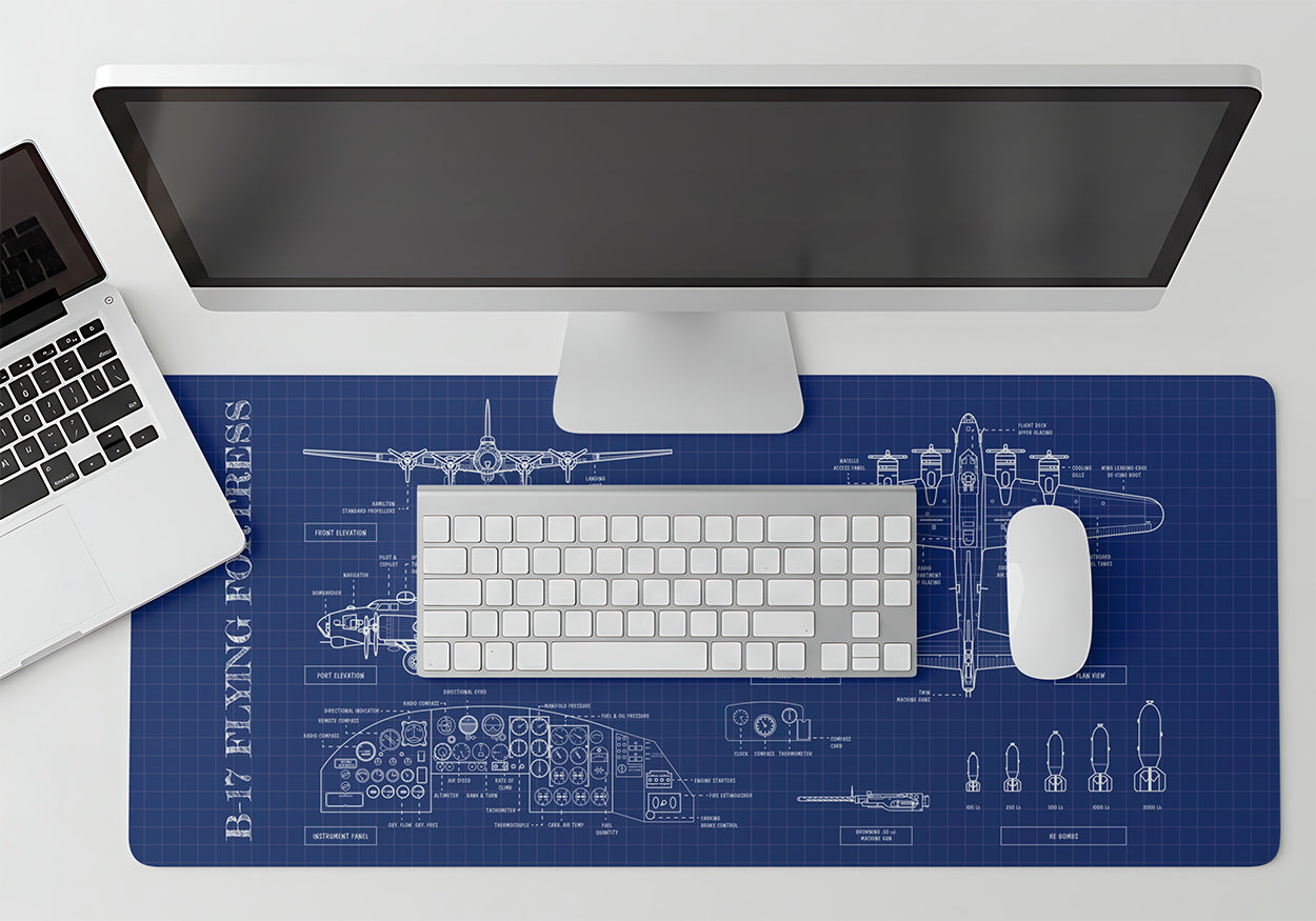 B-17 Flying Fortress Desk Mat