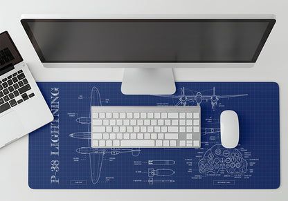 P-38 Lightning Desk Mat
