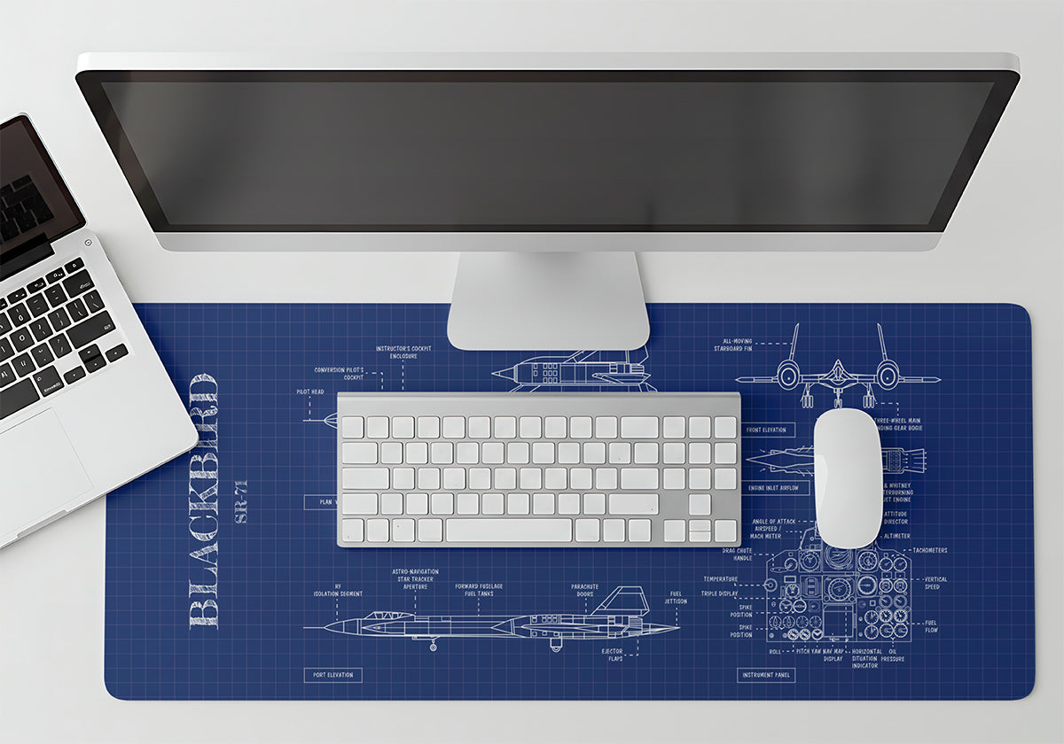 Blackbird SR-71  Desk Mat