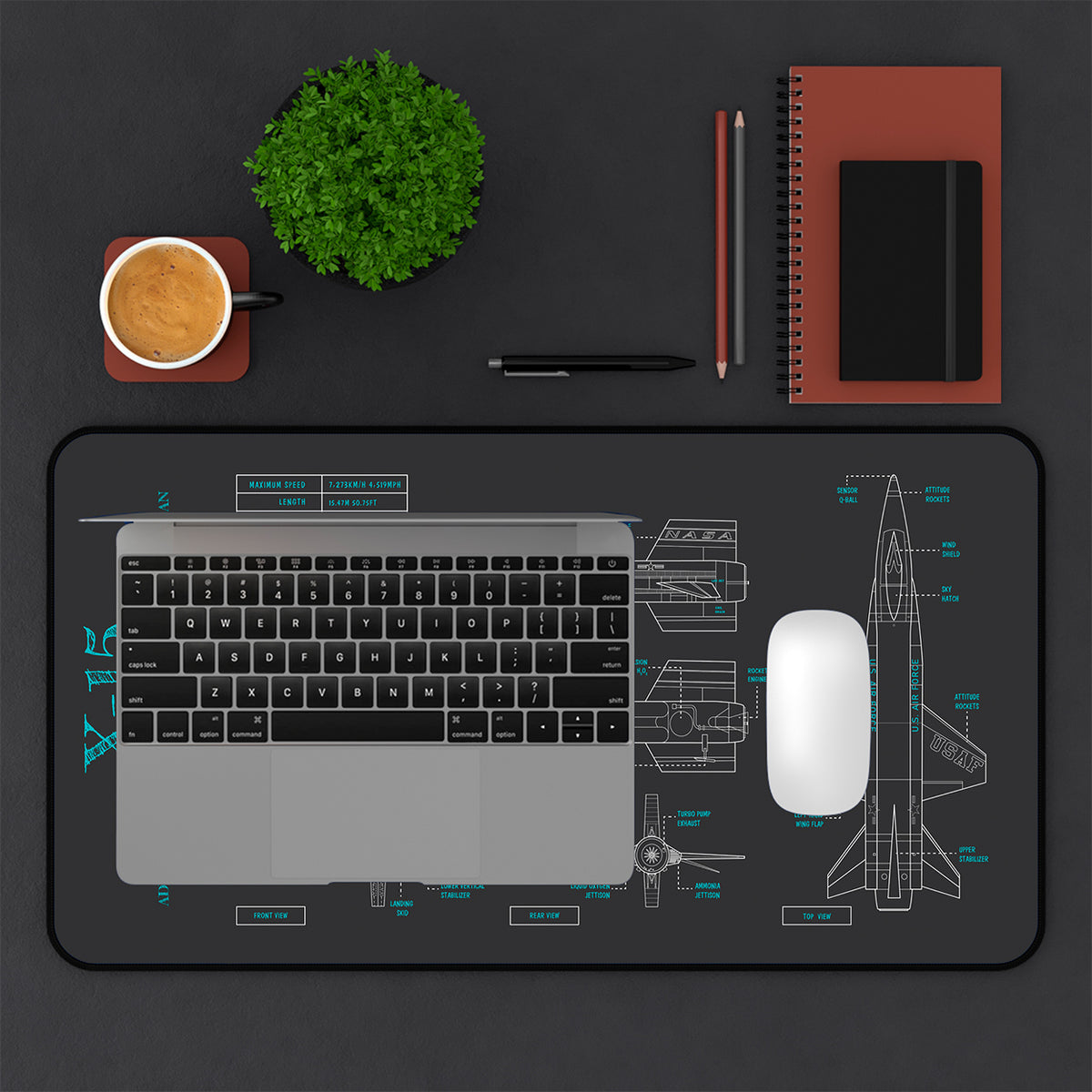 NASA X-15 Desk Mat