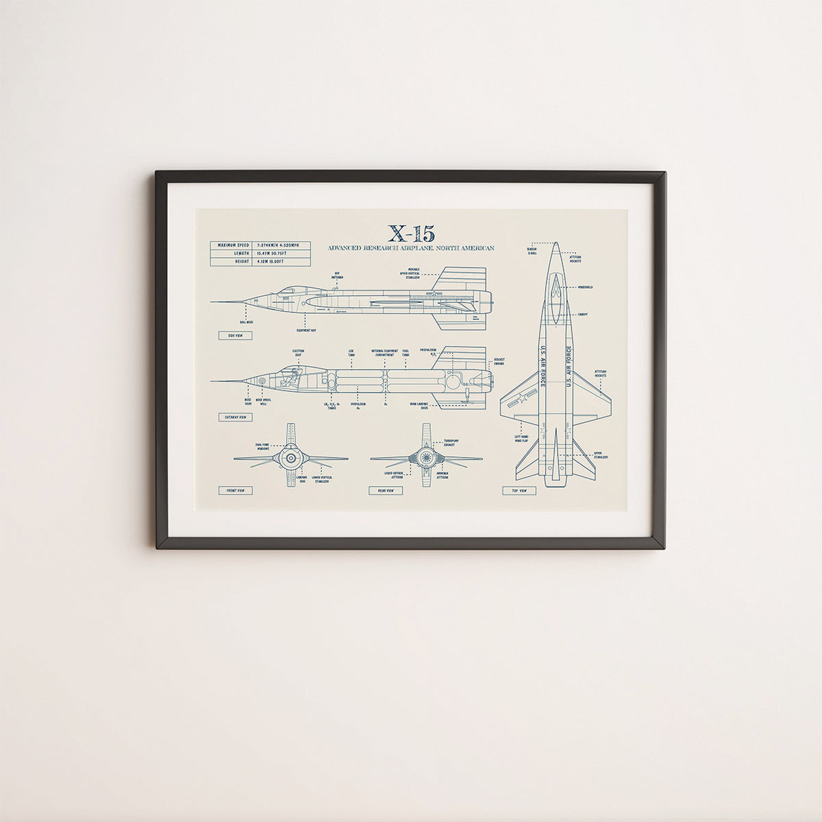 NASA X-15 Poster