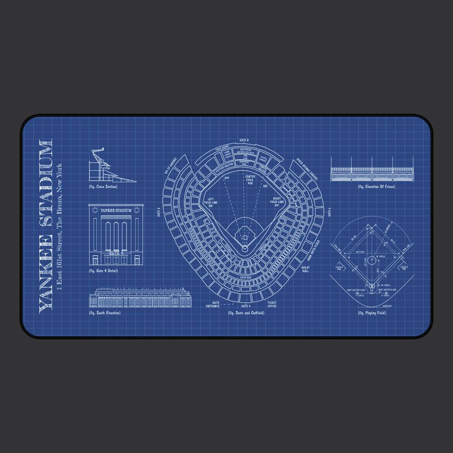 Yankee Stadium Desk Mat