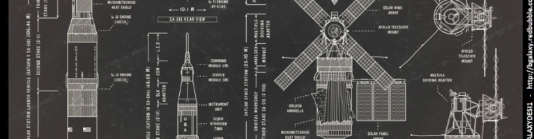 The Skylab space station,